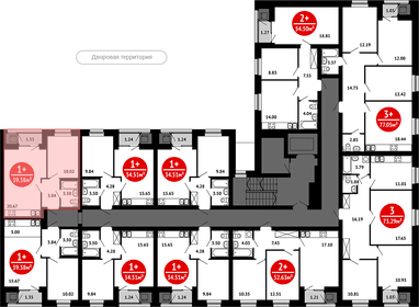 39,4 м², 1-комнатная квартира 5 670 720 ₽ - изображение 28