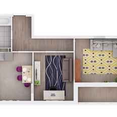 Квартира 58,1 м², 2-комнатная - изображение 2