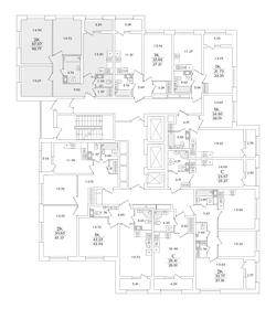 Квартира 68,8 м², 3-комнатная - изображение 2