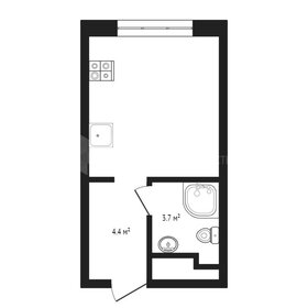 Квартира 21,8 м², студия - изображение 1