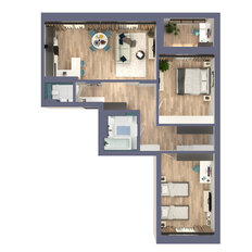 Квартира 81,7 м², 3-комнатная - изображение 4