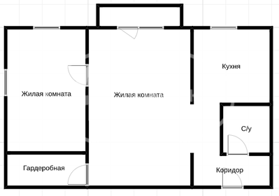 Квартира 44,6 м², 2-комнатная - изображение 5