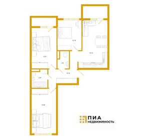 Квартира 78,7 м², 3-комнатная - изображение 1