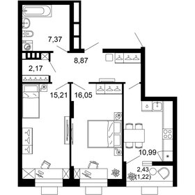 60 м², 3-комнатная квартира 9 900 000 ₽ - изображение 25