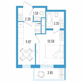 27,9 м², 1-комнатная квартира 5 432 700 ₽ - изображение 8