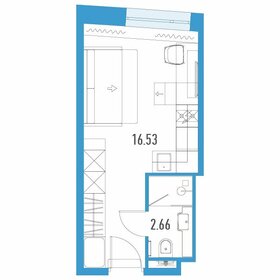 Квартира 19,2 м², студия - изображение 1