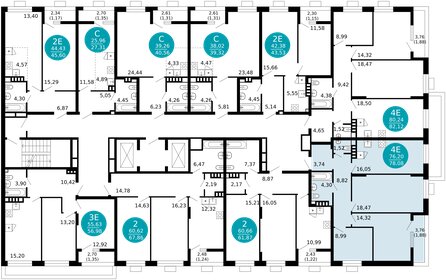 70 м², 3-комнатная квартира 12 500 000 ₽ - изображение 50