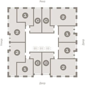 Квартира 71,6 м², 3-комнатная - изображение 2