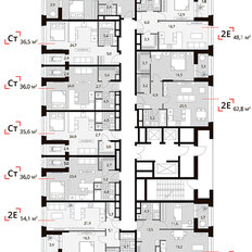 Квартира 36 м², студия - изображение 2