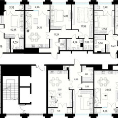 Квартира 79,1 м², 2-комнатная - изображение 2