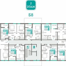 Квартира 67 м², 2-комнатная - изображение 2