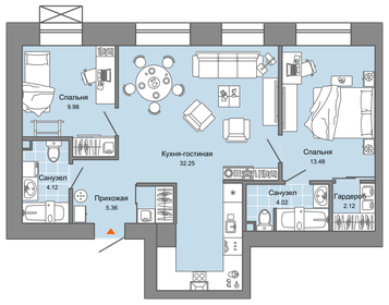 66 м², 3-комнатная квартира 7 821 040 ₽ - изображение 22