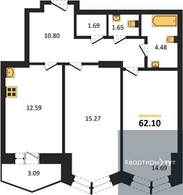 70 м², апартаменты-студия 8 700 000 ₽ - изображение 125