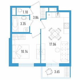 34,3 м², 1-комнатная квартира 6 717 963 ₽ - изображение 49