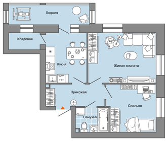 63 м², 2-комнатная квартира 6 790 048 ₽ - изображение 33