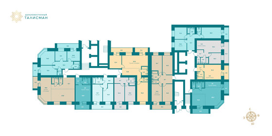 61,7 м², 2-комнатная квартира 9 300 000 ₽ - изображение 34