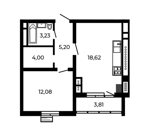 45 м², 1-комнатная квартира 8 805 320 ₽ - изображение 35