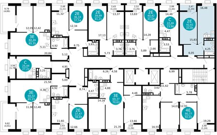 44 м², 1-комнатная квартира 9 073 344 ₽ - изображение 27