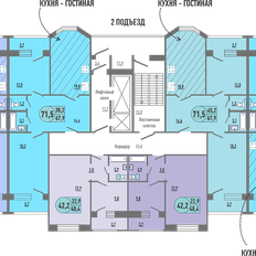 Квартира 71,5 м², 2-комнатная - изображение 2