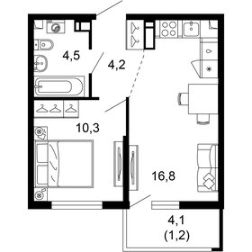 37 м², 1-комнатная квартира 16 687 000 ₽ - изображение 14