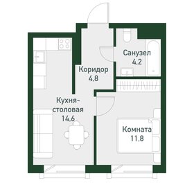 32,4 м², 1-комнатная квартира 3 050 000 ₽ - изображение 98