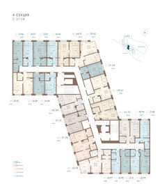 104 м², 3-комнатные апартаменты 22 900 000 ₽ - изображение 47