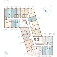 Квартира 44,8 м², 1-комнатные - изображение 3