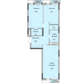 63,5 м², 2-комнатная квартира 9 246 000 ₽ - изображение 17