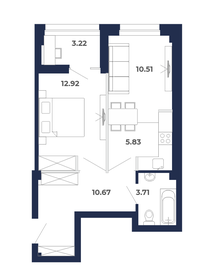 46,3 м², 2-комнатная квартира 5 399 000 ₽ - изображение 68