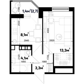 Квартира 31,2 м², 1-комнатная - изображение 1