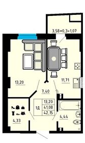 37,6 м², 1-комнатная квартира 5 117 680 ₽ - изображение 26