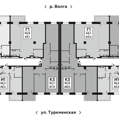 Квартира 93,4 м², 1-комнатная - изображение 2