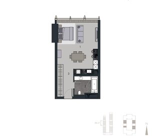 Квартира 51,4 м², 1-комнатные - изображение 5