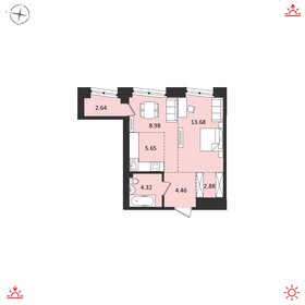 42,8 м², 2-комнатная квартира 7 431 000 ₽ - изображение 18