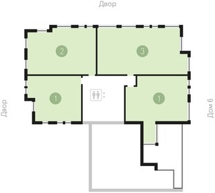 Квартира 65,3 м², 1-комнатная - изображение 2