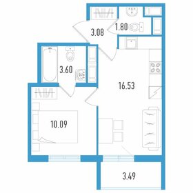 36,5 м², 1-комнатная квартира 5 990 000 ₽ - изображение 78