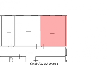 30,1 м², склад - изображение 5