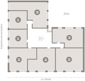 Квартира 63,5 м², 2-комнатная - изображение 2