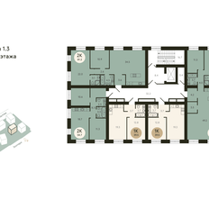 Квартира 81,2 м², 2-комнатная - изображение 2