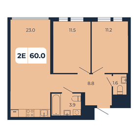 75,5 м², 2-комнатная квартира 6 550 000 ₽ - изображение 82