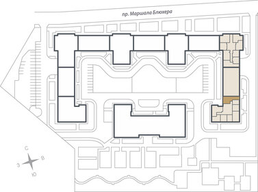 Квартира 68,9 м², 2-комнатная - изображение 2