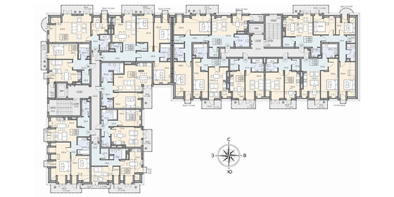 86,5 м², 3-комнатная квартира 15 276 274 ₽ - изображение 24