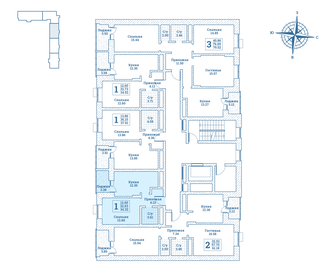 34,3 м², 1-комнатная квартира 4 204 200 ₽ - изображение 10