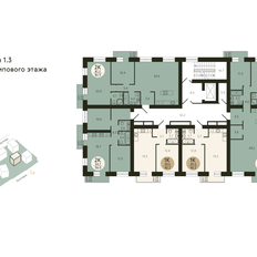 Квартира 98,3 м², 2-комнатная - изображение 2