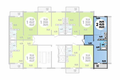 62,3 м², 2-комнатная квартира 5 350 000 ₽ - изображение 75