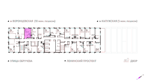 23,4 м², квартира-студия 12 015 432 ₽ - изображение 2