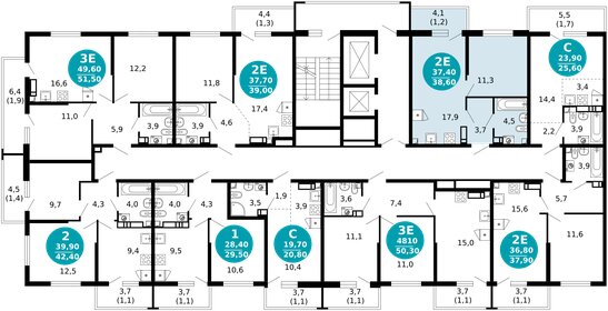 Квартира 38,6 м², 1-комнатная - изображение 2