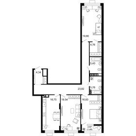 152,9 м², 5-комнатная квартира 24 500 000 ₽ - изображение 71