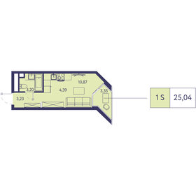 31,4 м², 1-комнатная квартира 7 800 000 ₽ - изображение 91