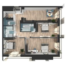 Квартира 96,6 м², 3-комнатная - изображение 4